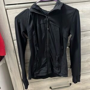 Black lulu lemon hooded define jacket
